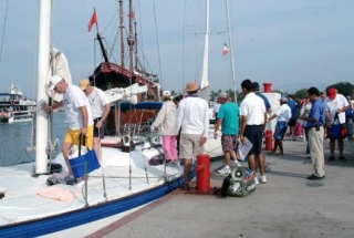  Embarquement sur un voilier 